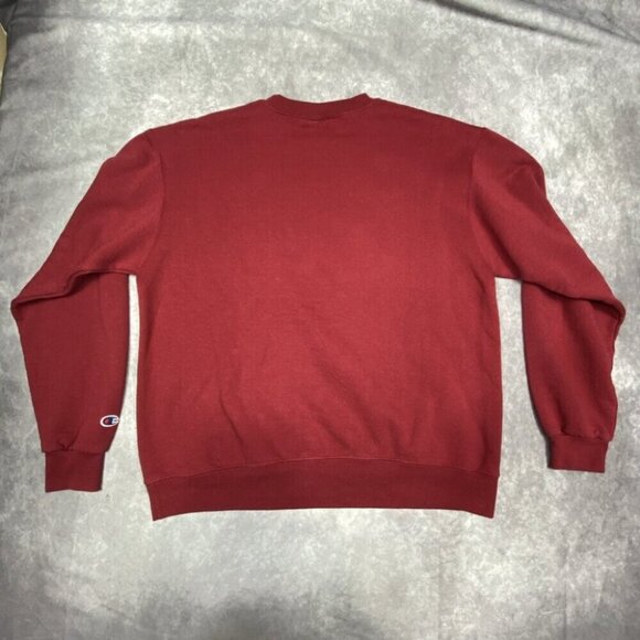 VTG Carolina Gamecocks Champion Sweatshirt Adult Large Red Holiday Vibes Snow - Picture 3 of 10